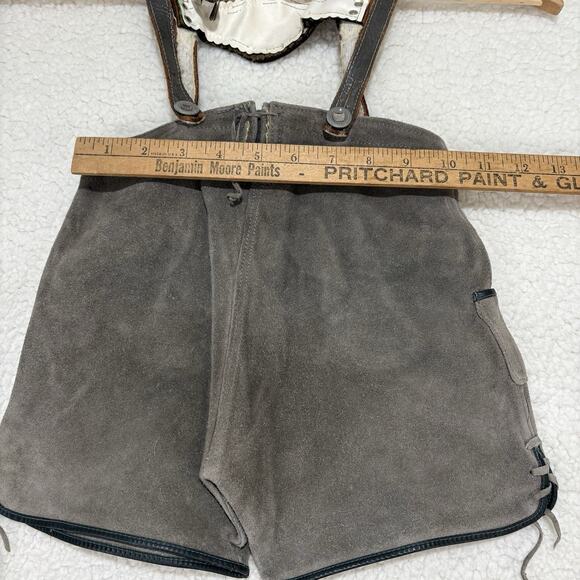 Stylish Gray Kids Overalls with Straps - Picture 7 of 8